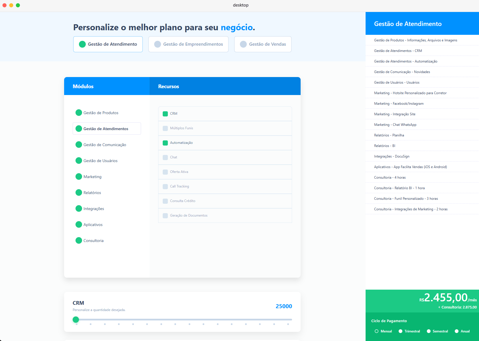 Precificador de Proposta via Planilha